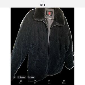 Gallery Black Quilted Bomber Jacket